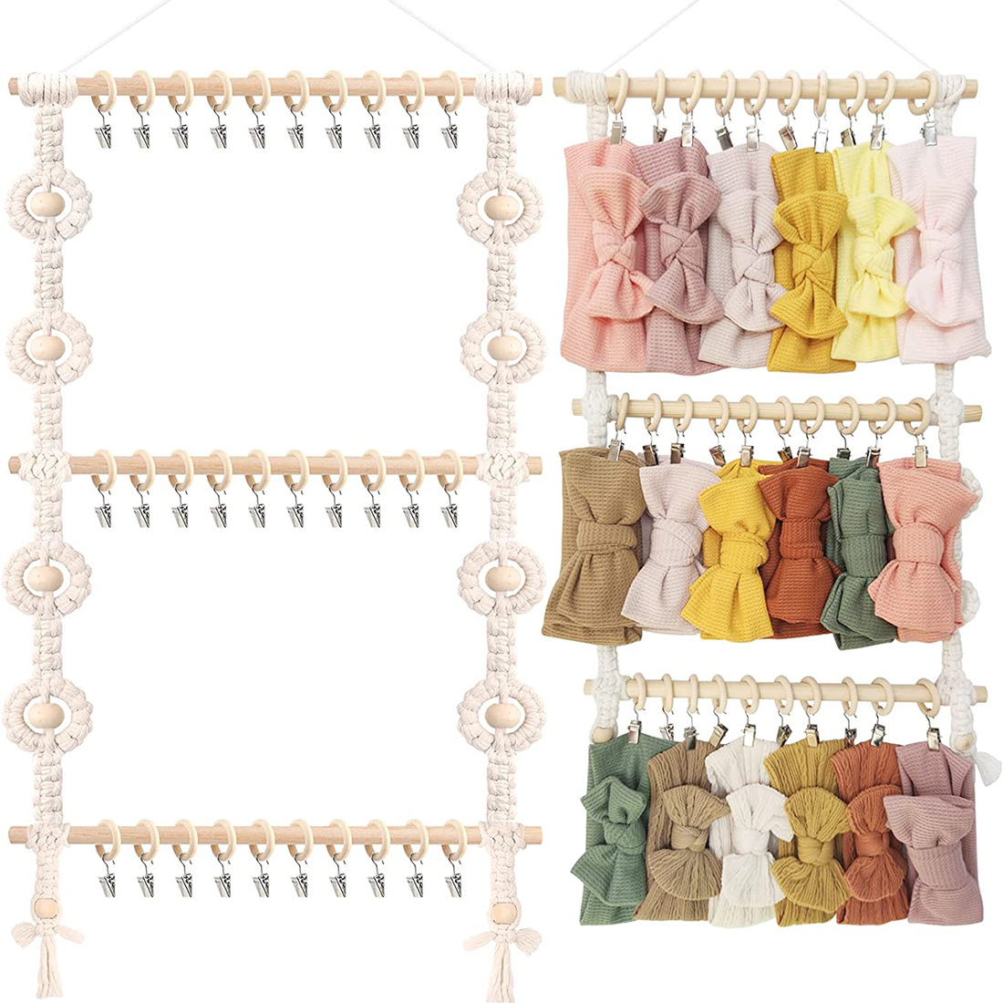 Baby Clothing Hangers - Macrame hiasan dinding Boho ikat kepala