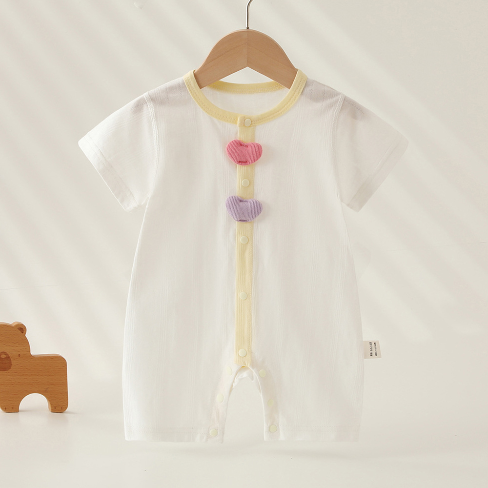 Baby Clothing Types - Baju Bayi Perempuan Lengan Pendek Katun