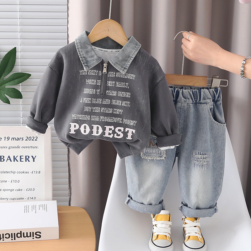 Baby Clothing Zip - Set Pakaian Anak Gaya Korea 2026