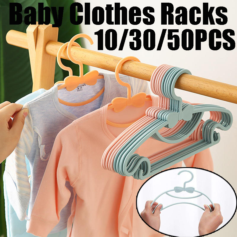 Baby Clothing Hangers - Rak Baju Bayi Plastik, Gantungan Handuk,