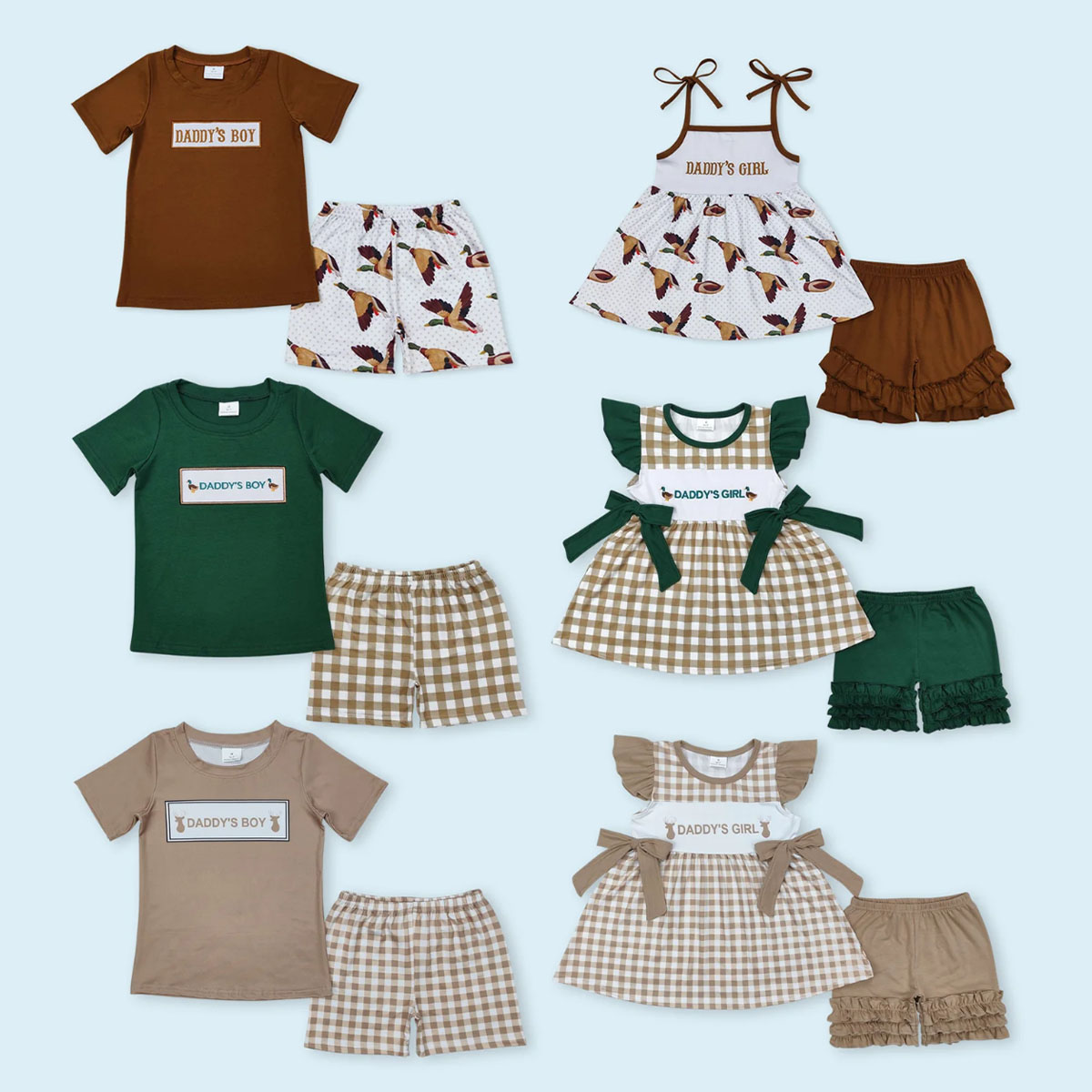 Baby Clothing Wholesale - Setelan Pakaian Anak Perempuan Musim Panas,