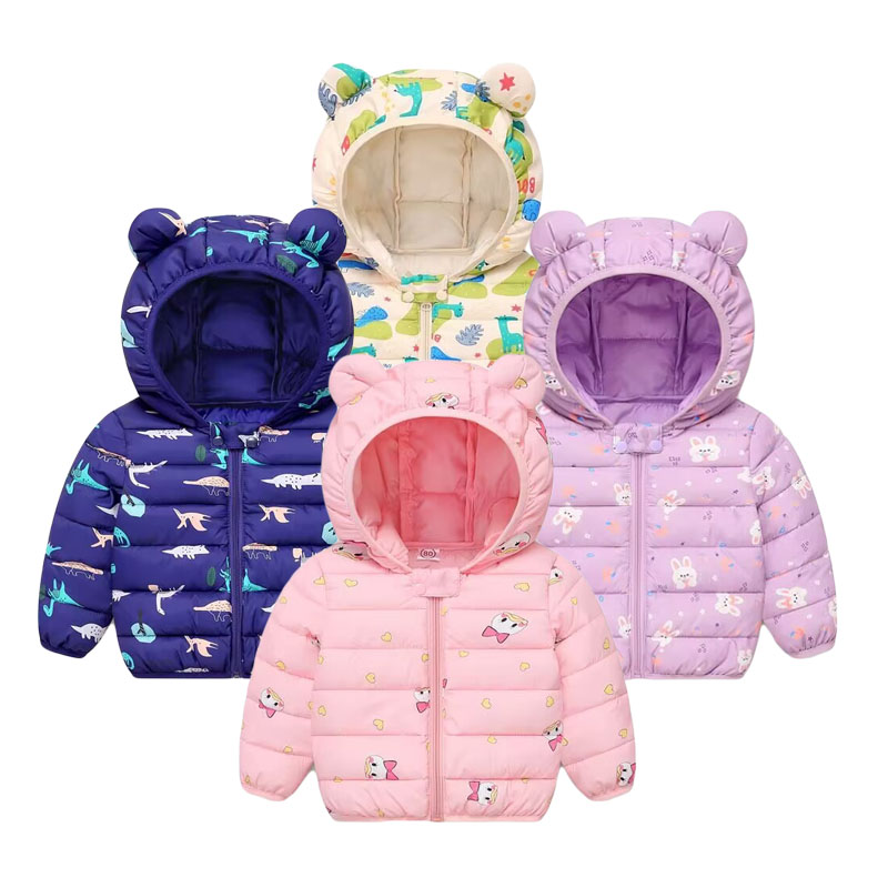 Baby Clothing Zip - Anak-anak mantel katun kartun bayi jaket