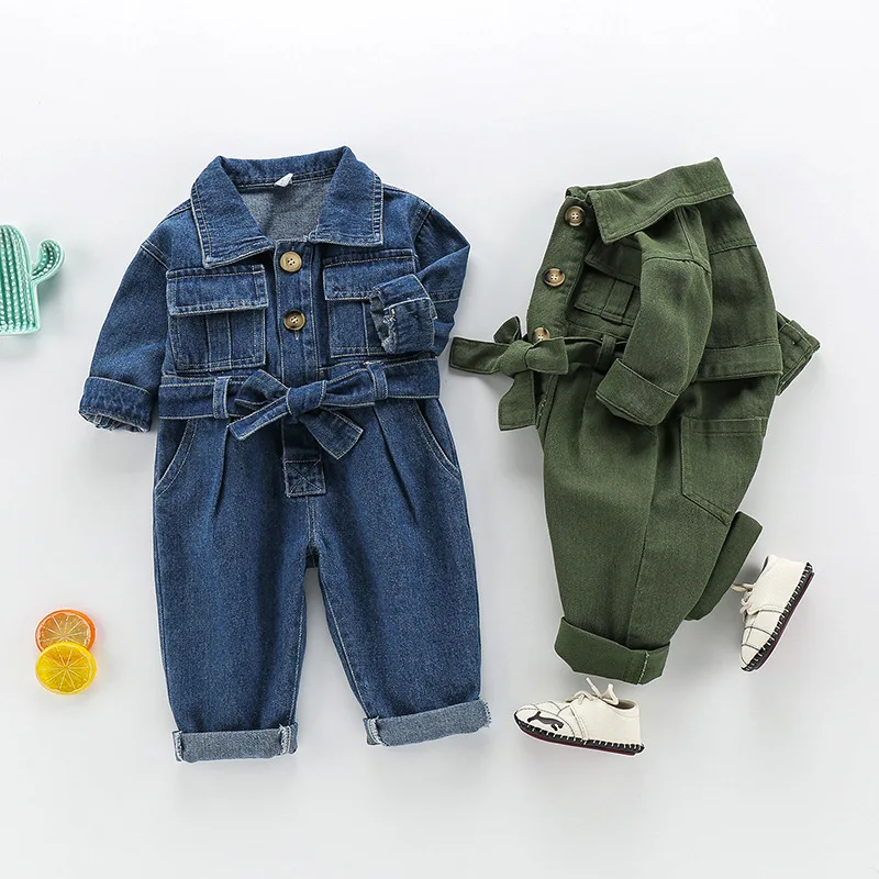 Jumpsuit Denim Anak Musim Semi - Baby Overall Denim ulasan dan harga