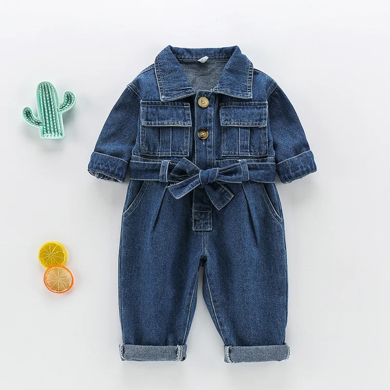 Jumpsuit Denim Anak Musim Semi - Baby Overall Denim ulasan dan harga