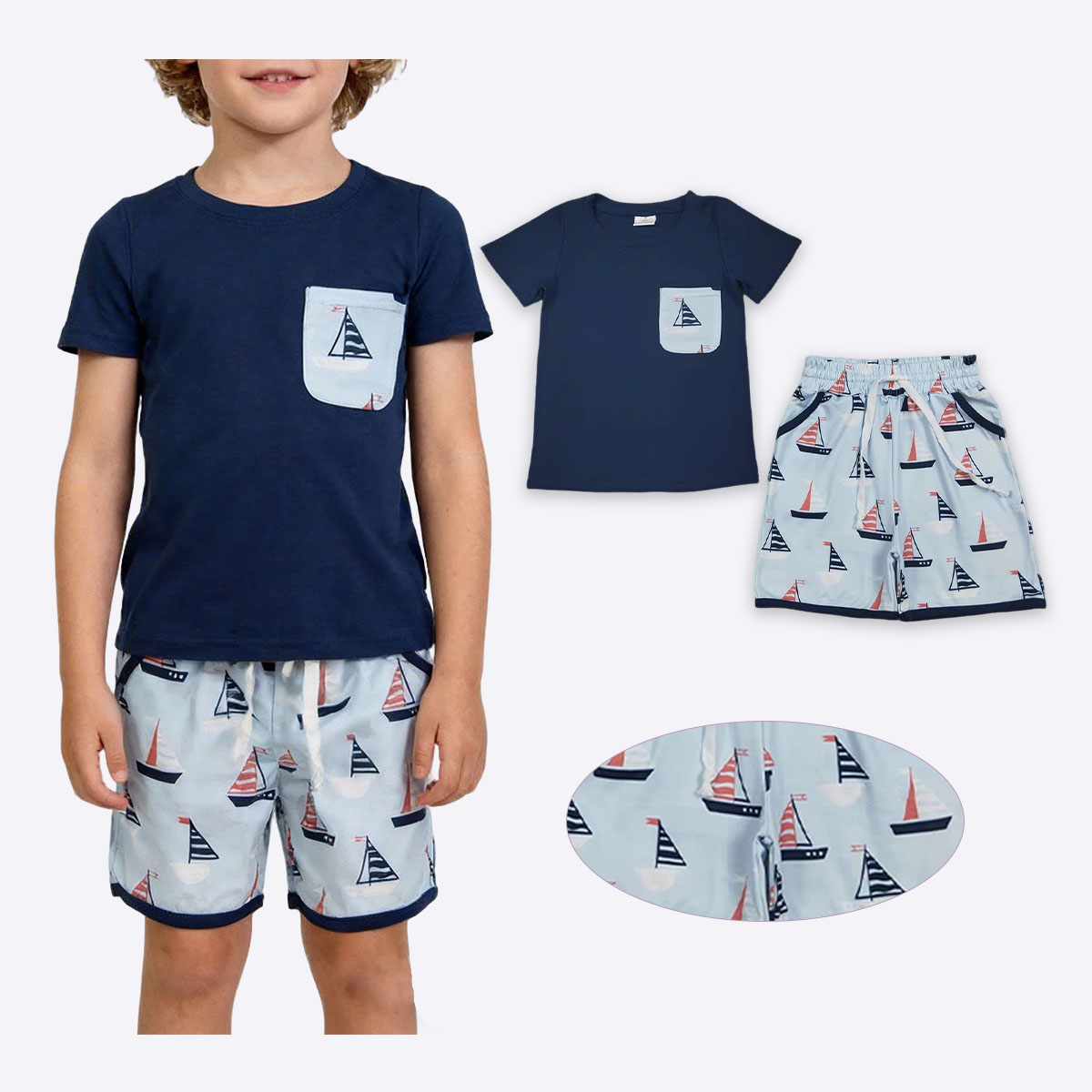Setelan Pakaian Bayi Laki-laki - Baby Clothing Wholesale ulasan dan harga