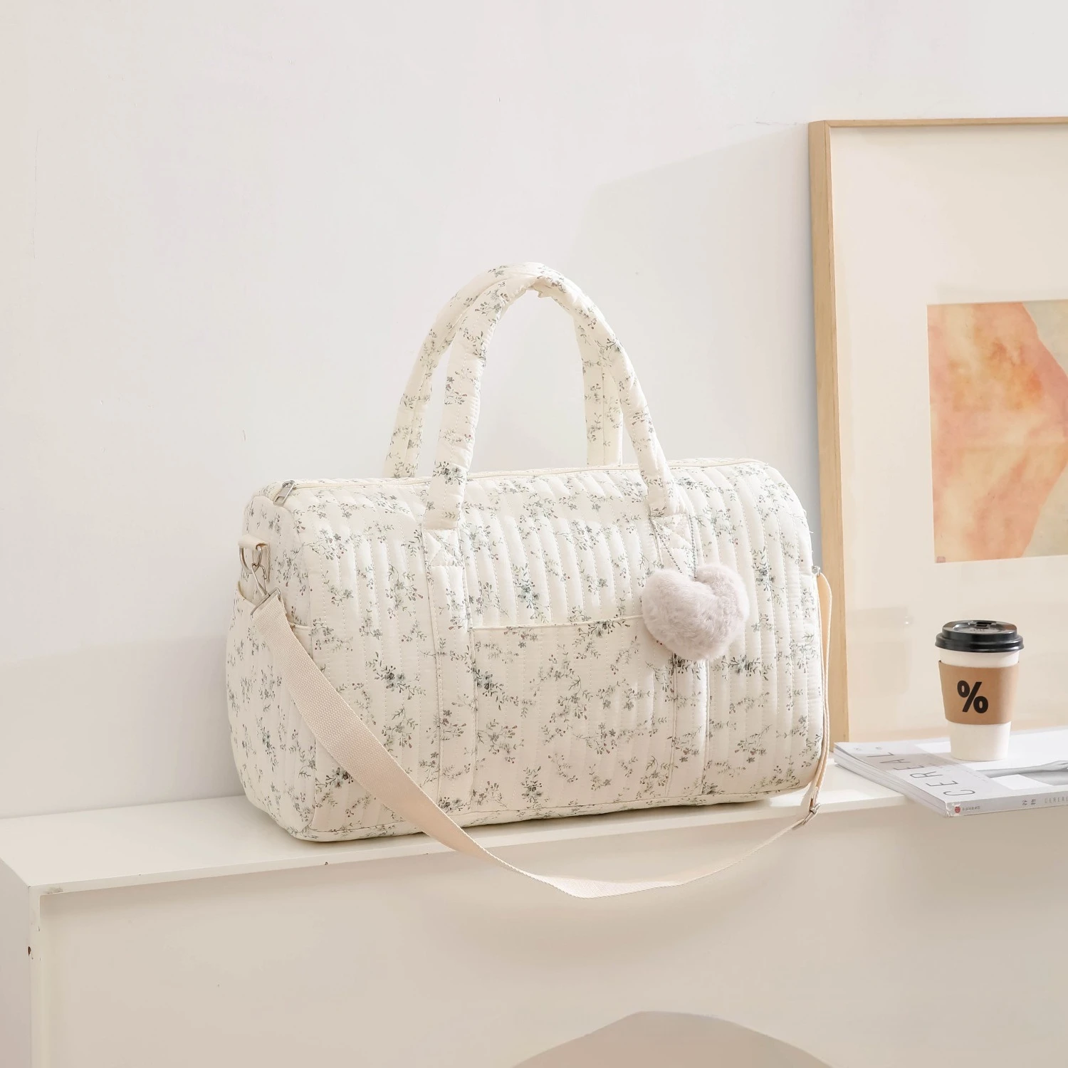 Tas Ibu Bordir Motif Bunga Kap - Baby Clothing Hamper ulasan dan harga