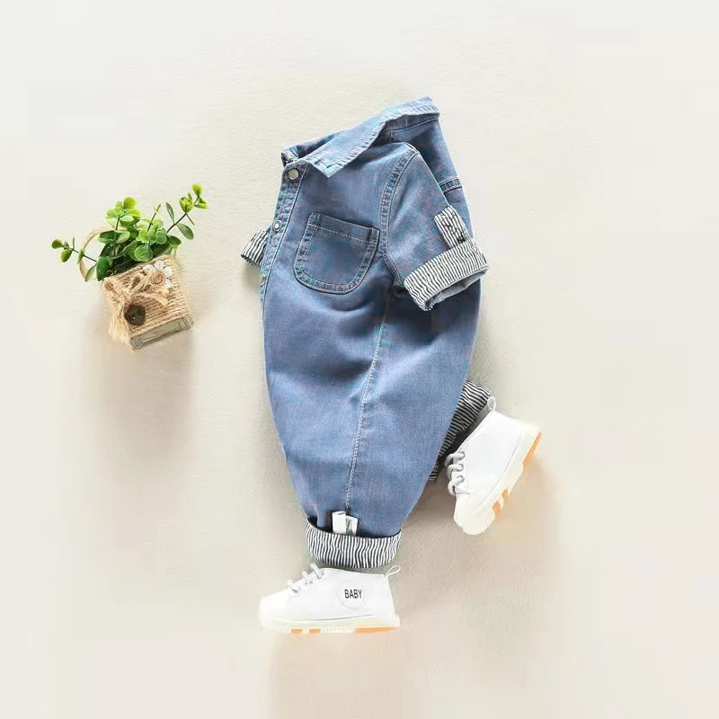 DIIMUU Pakaian Bayi Anak Laki- - Baby Overall Denim ulasan dan harga