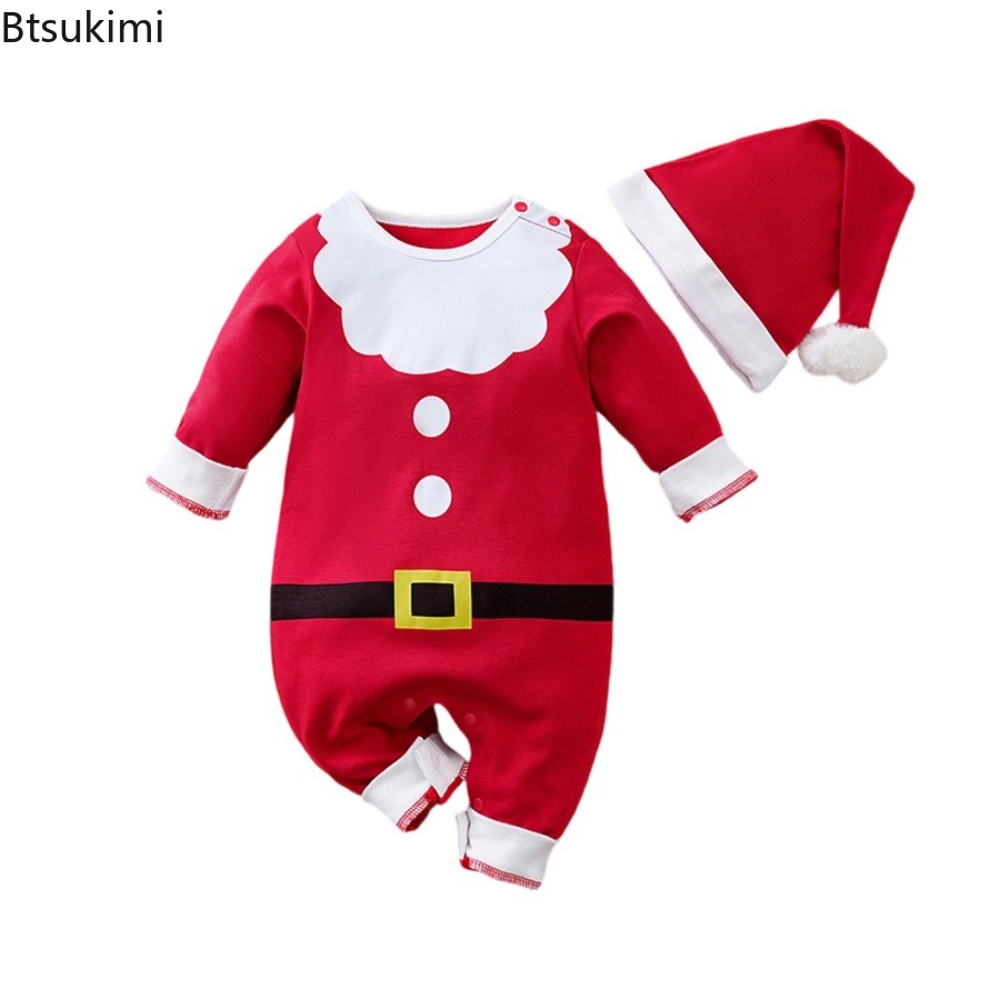 Jumpsuit Bayi Santa Claus+topi - Baby Clothing Neutral ulasan dan harga