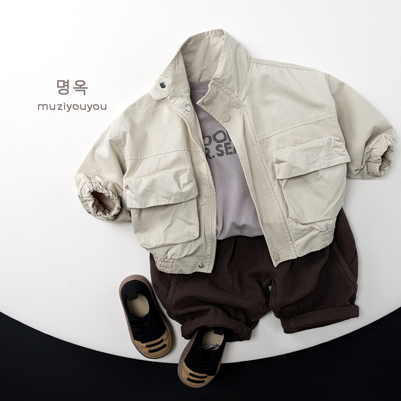 Mantel Kasual Anak-anak Baru M - Baby Clothing Zip ulasan dan harga
