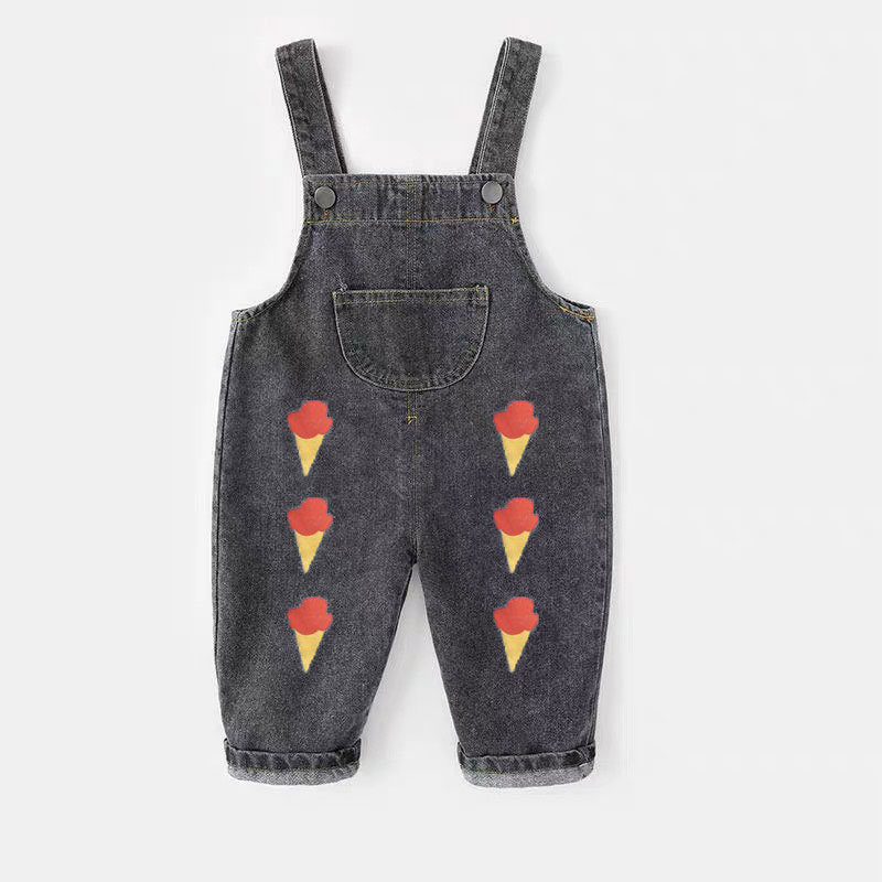 Terusan Musim Semi Musim Gugur - Baby Overall Denim ulasan dan harga