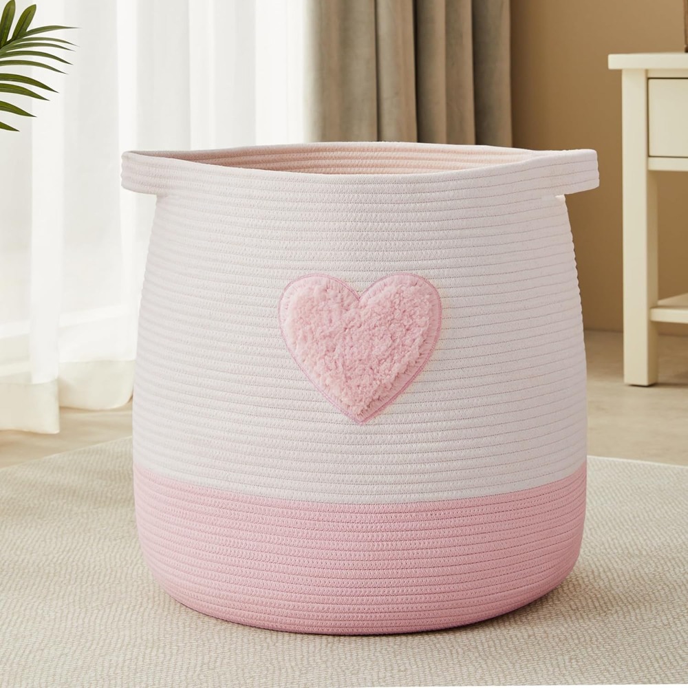Keranjang Cucian Merah Muda un - Baby Clothing Hamper ulasan dan harga