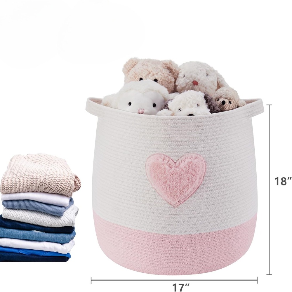 Keranjang Cucian Merah Muda un - Baby Clothing Hamper ulasan dan harga