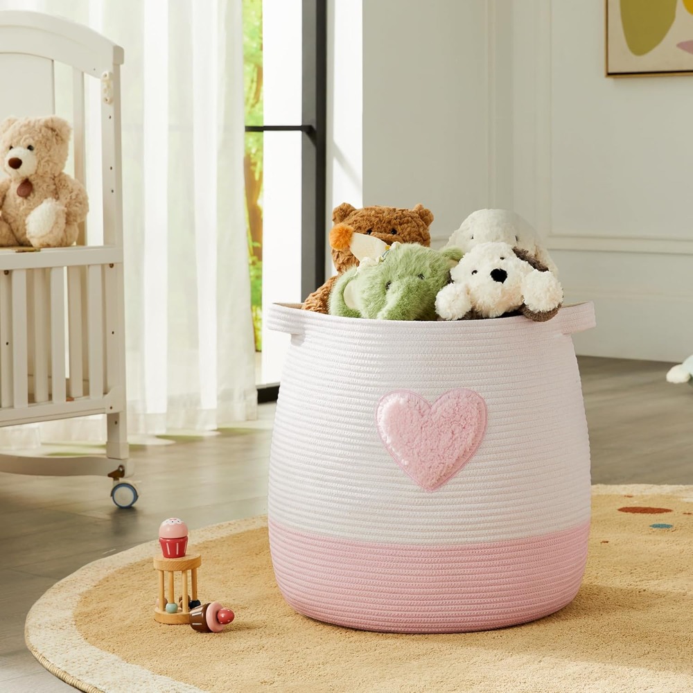 Keranjang Cucian Merah Muda un - Baby Clothing Hamper ulasan dan harga