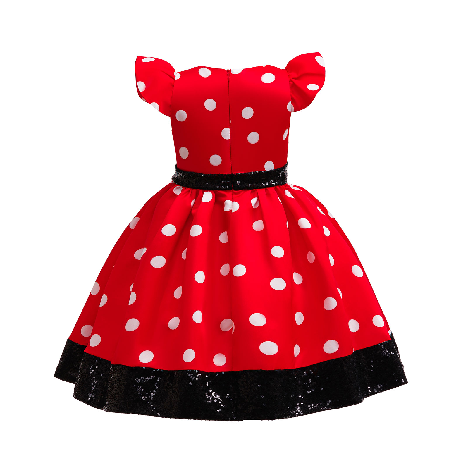 Gaun Putri Polkadot Merah Puti - Baby Clothing Size ulasan dan harga