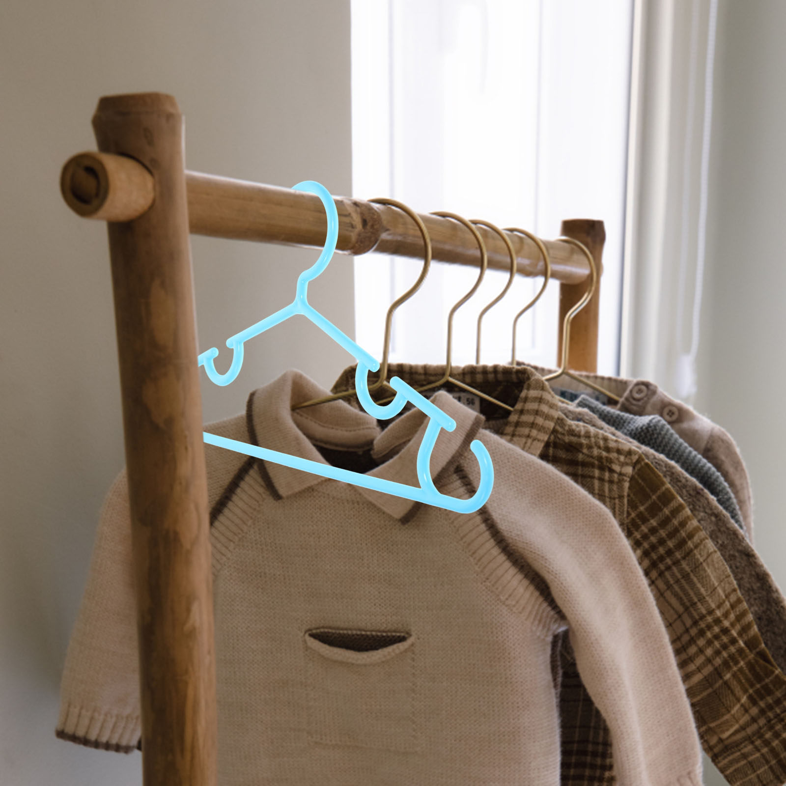 10 Buah Gantungan Baju Bayi Pl - Baby Clothing Hangers ulasan dan harga