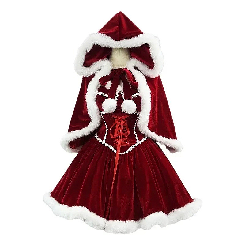 Kostum Cosplay Jubah Merah Tah - Baby Clothing Size ulasan dan harga